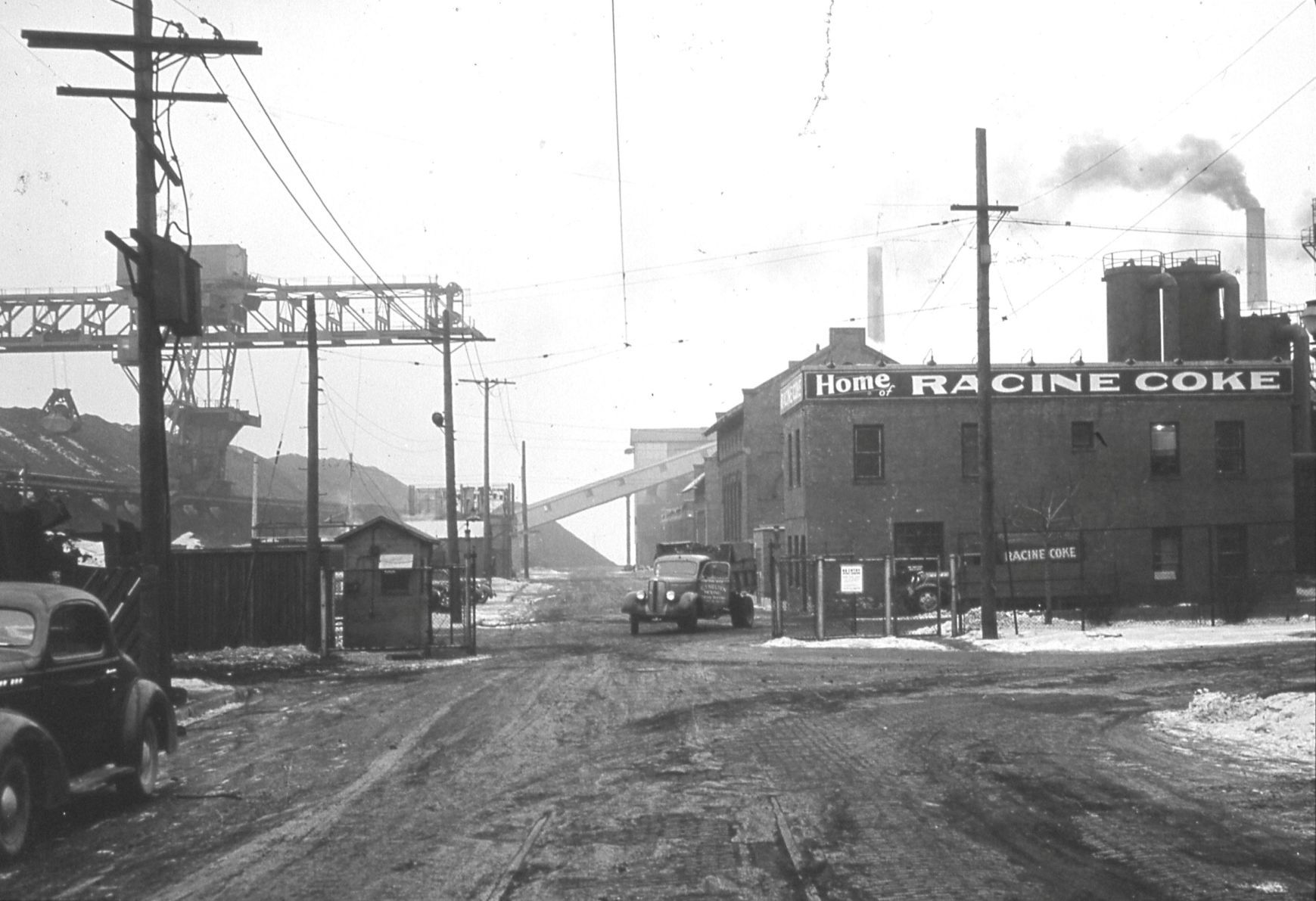 Racine gas plant, 1940